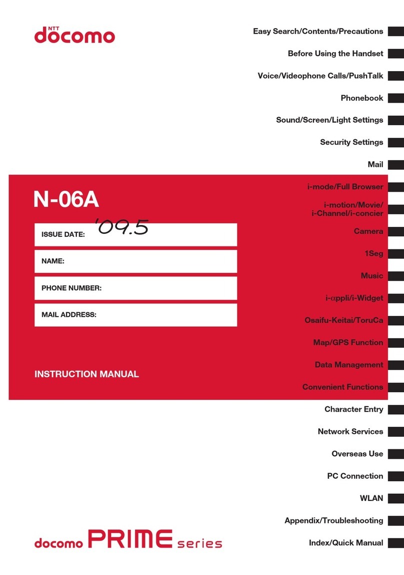 Docomo N-06A User manual