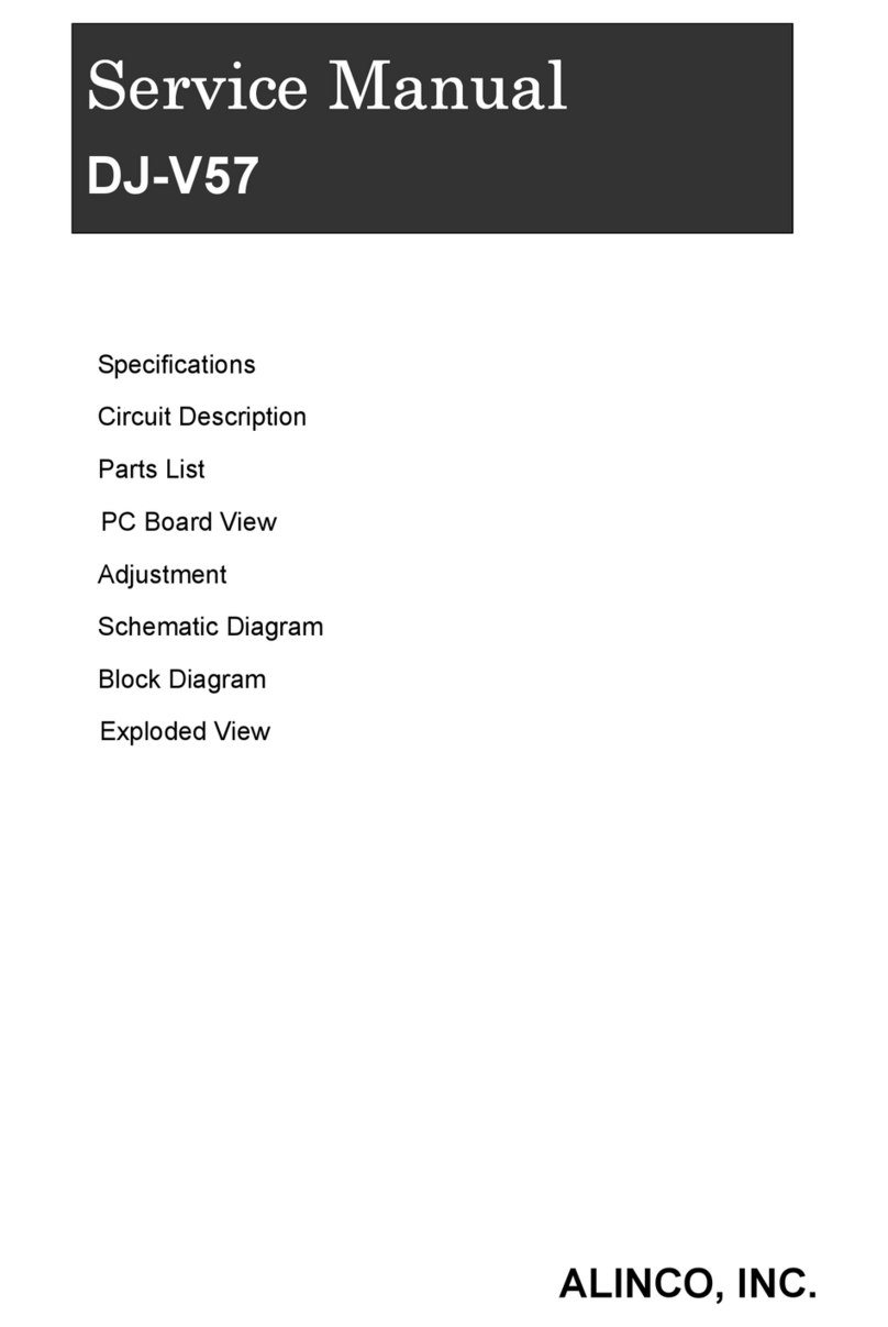 Alinco DJ-V57 Service manual