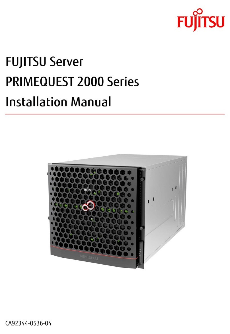Fujitsu PRIMEQUEST 2000 Series User manual Fujitsu PRIMEQUEST 2000 Series User manual