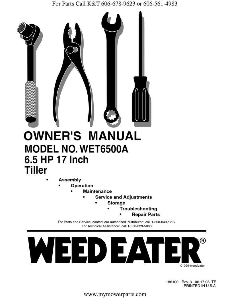 Weed Eater WET6500A owner's manual