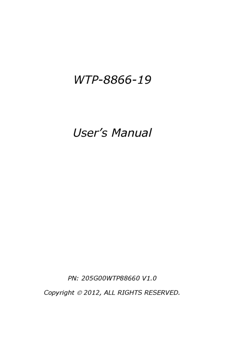 Wincomm WTP-8866-19 user manual