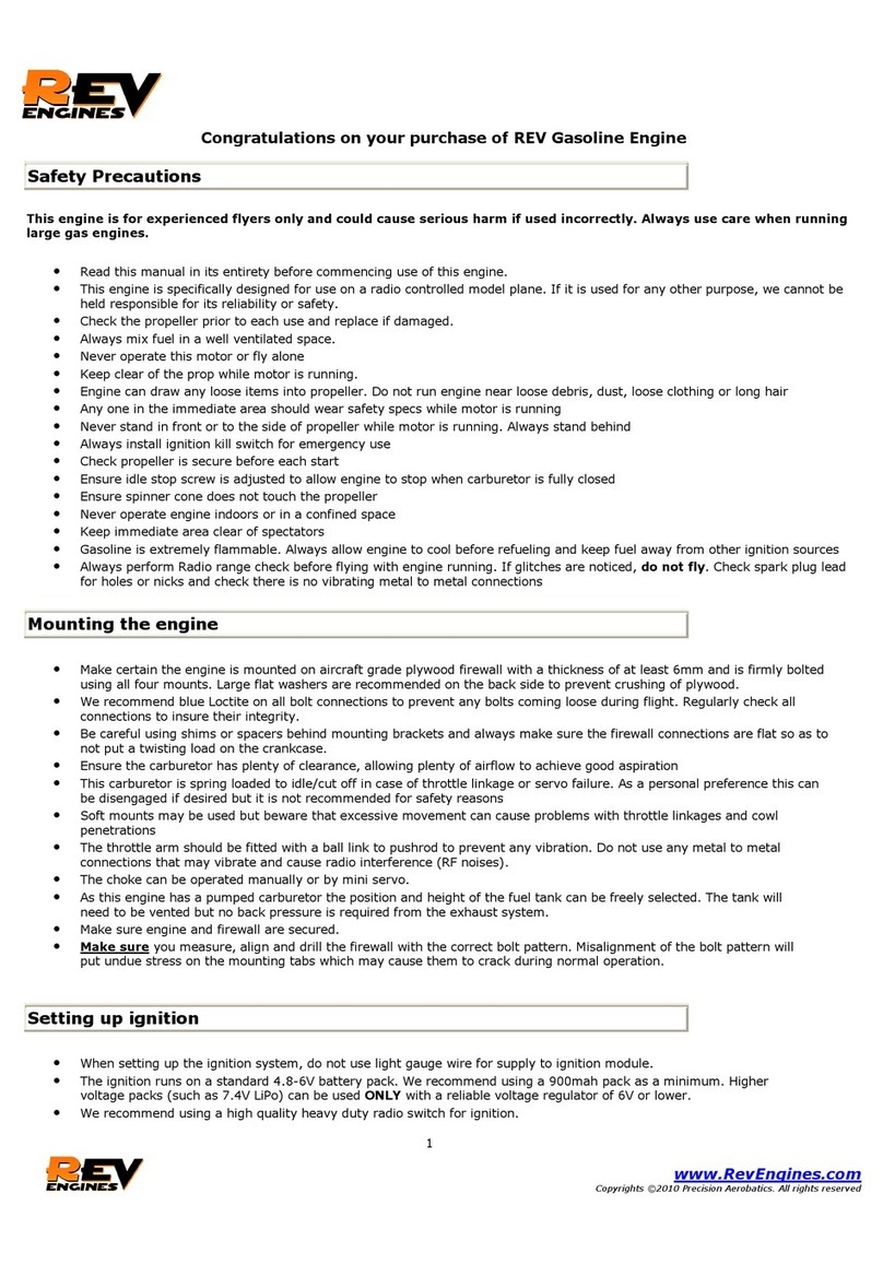 REV Engines REV 55 user manual