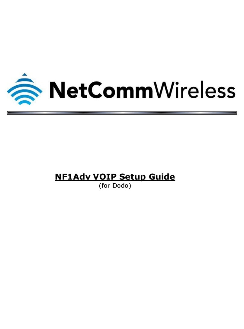 NetComm FIBRE NF1ADV Setup guide