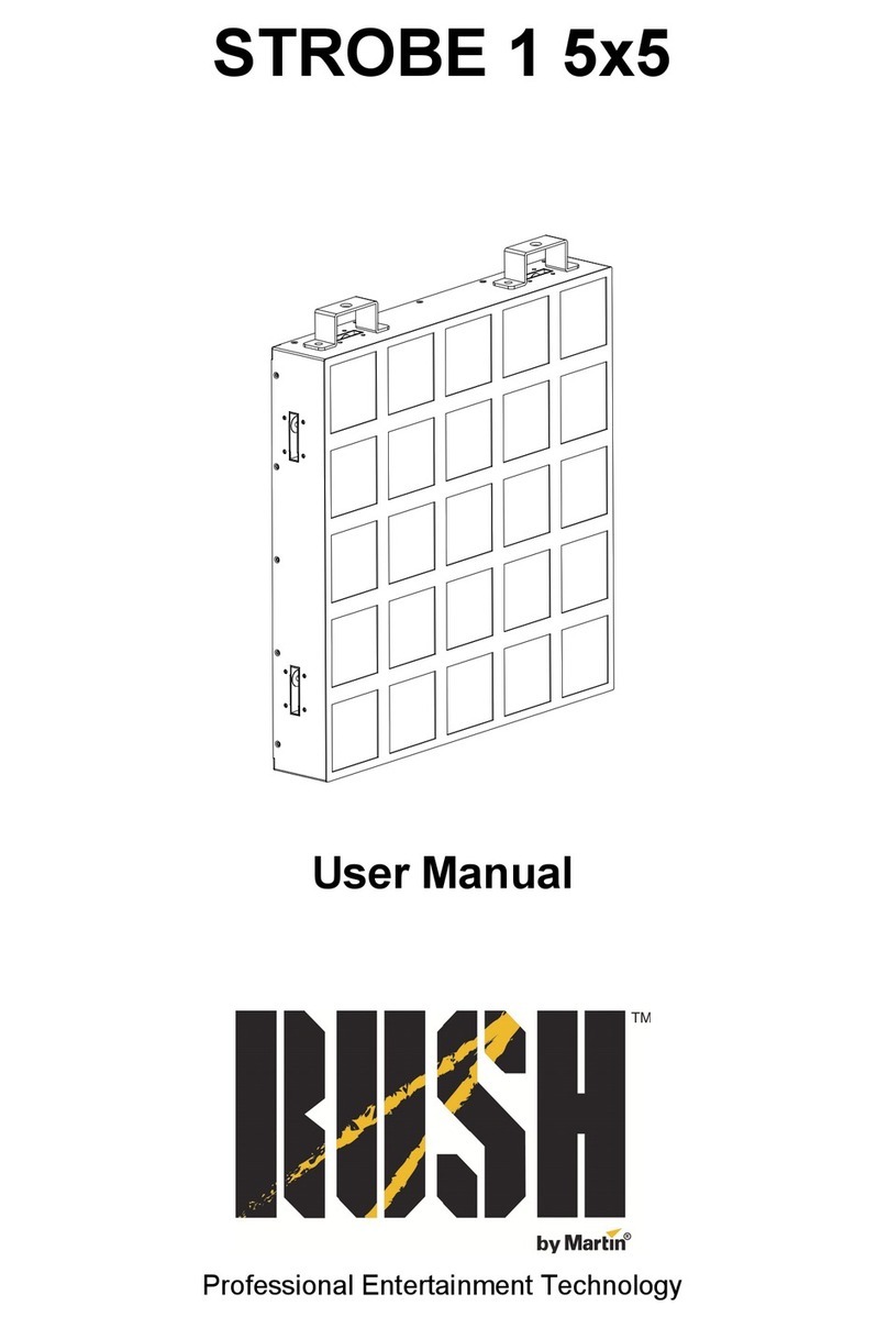 Rush STROBE 1 5x5 user manual