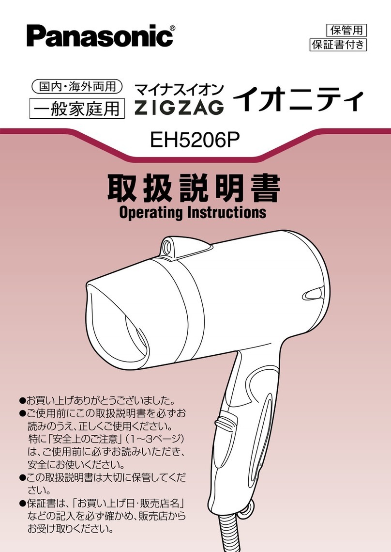 Panasonic Zigzag EH5206P operating instructions