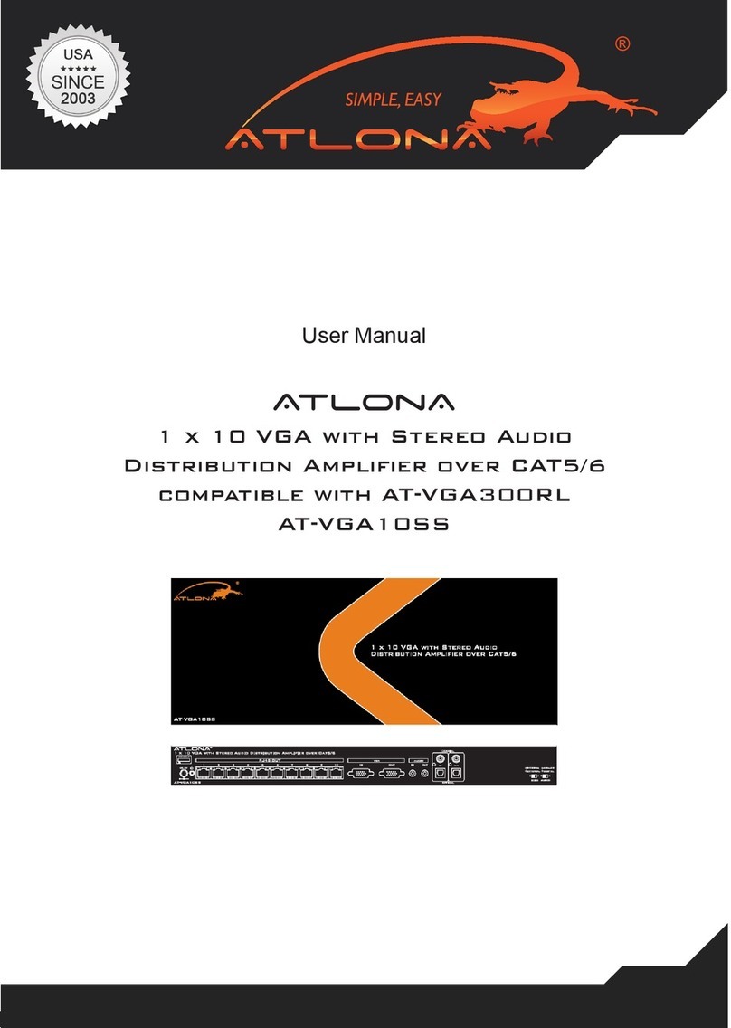 Atlona AT-VGA10SS user manual