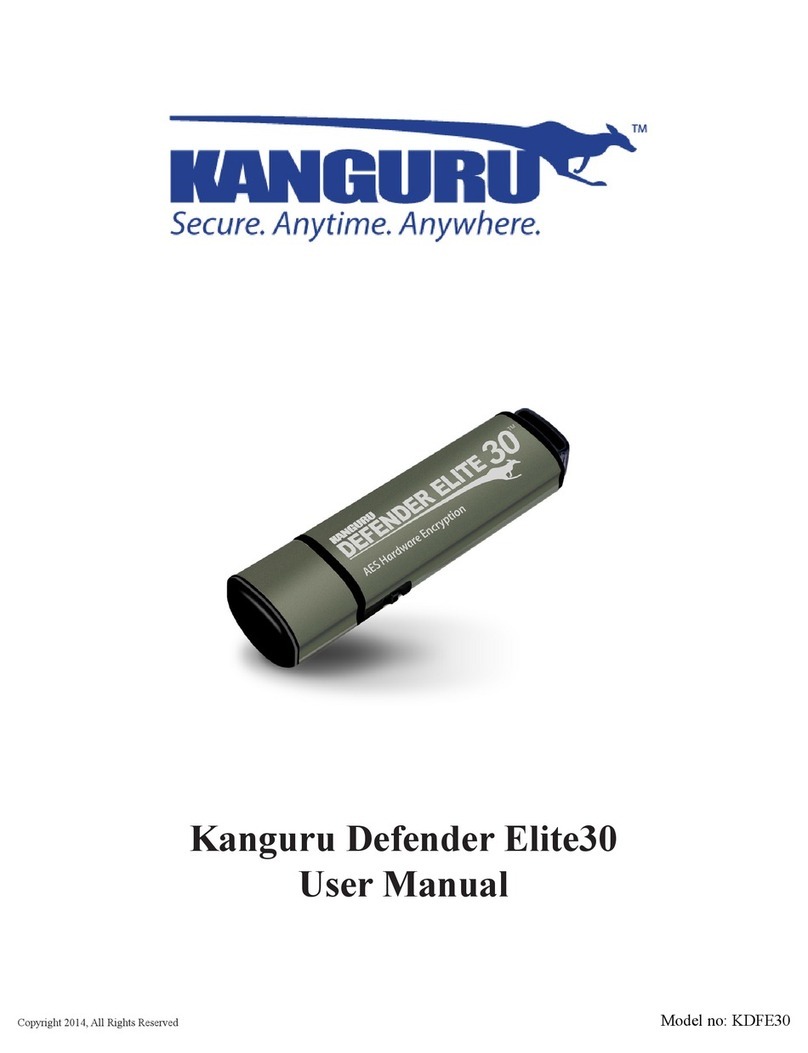 Kanguru Defender Elite30 KDFE30 user manual
