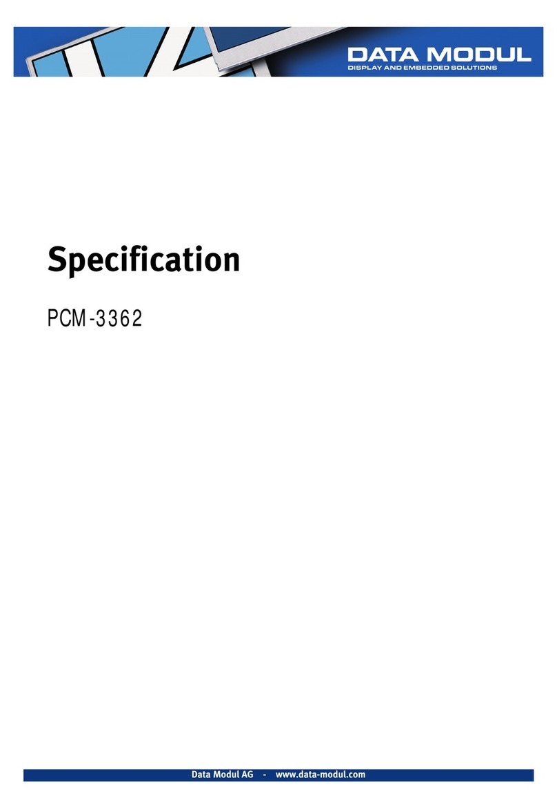 Data Modul PCM-3362 manual