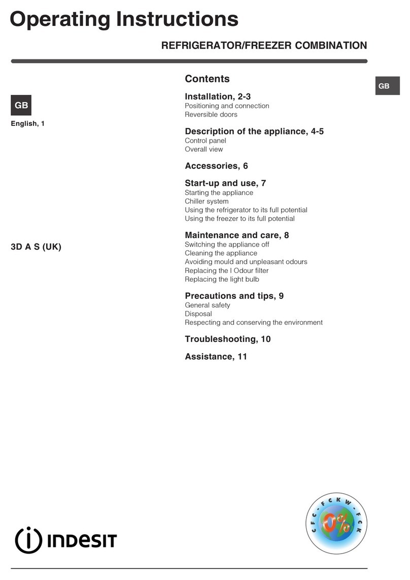 Indesit 3D A S operating instructions