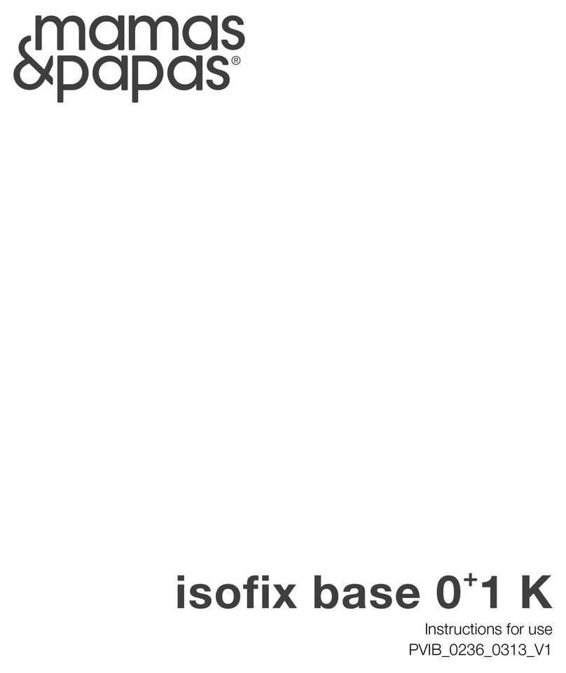 Mamas & Papas isofix base Instructions for use