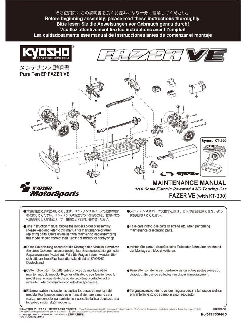 Kyosho Fazer VE User manual