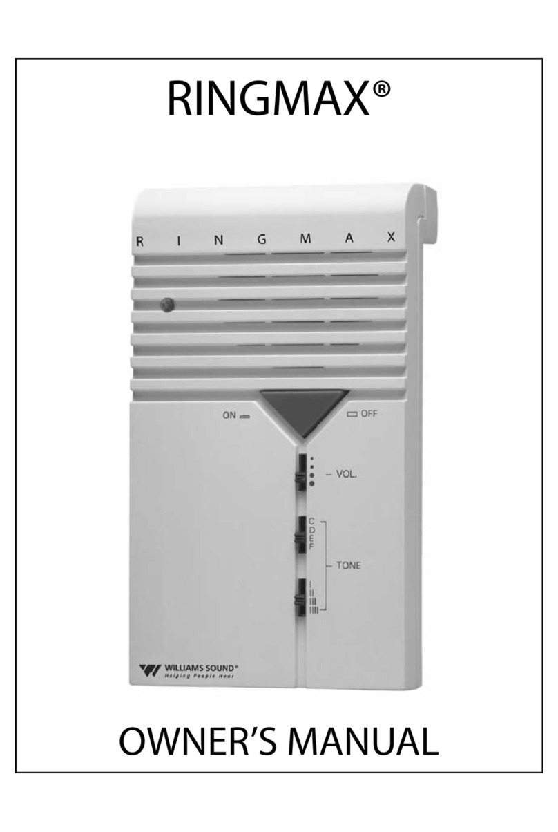 Williams Sound Ringmax User manual