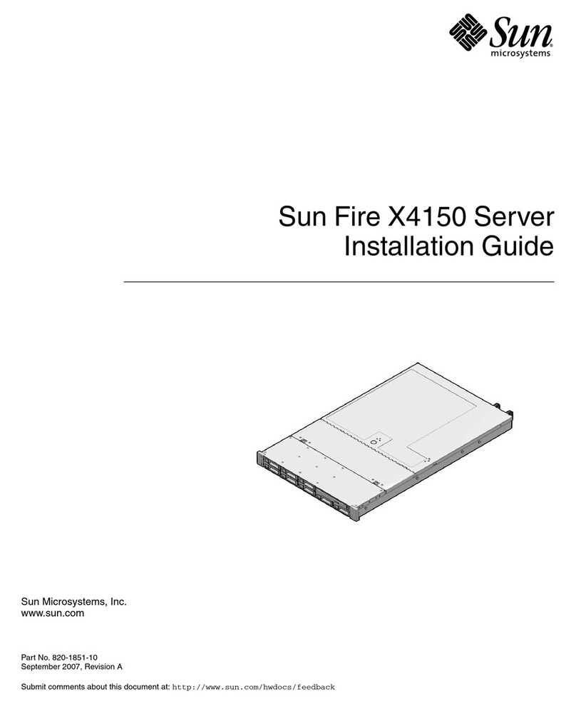 Sun Microsystems Sun Fire X4150 Server User manual