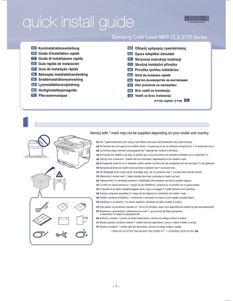 Samsung CLX-3170 User manual