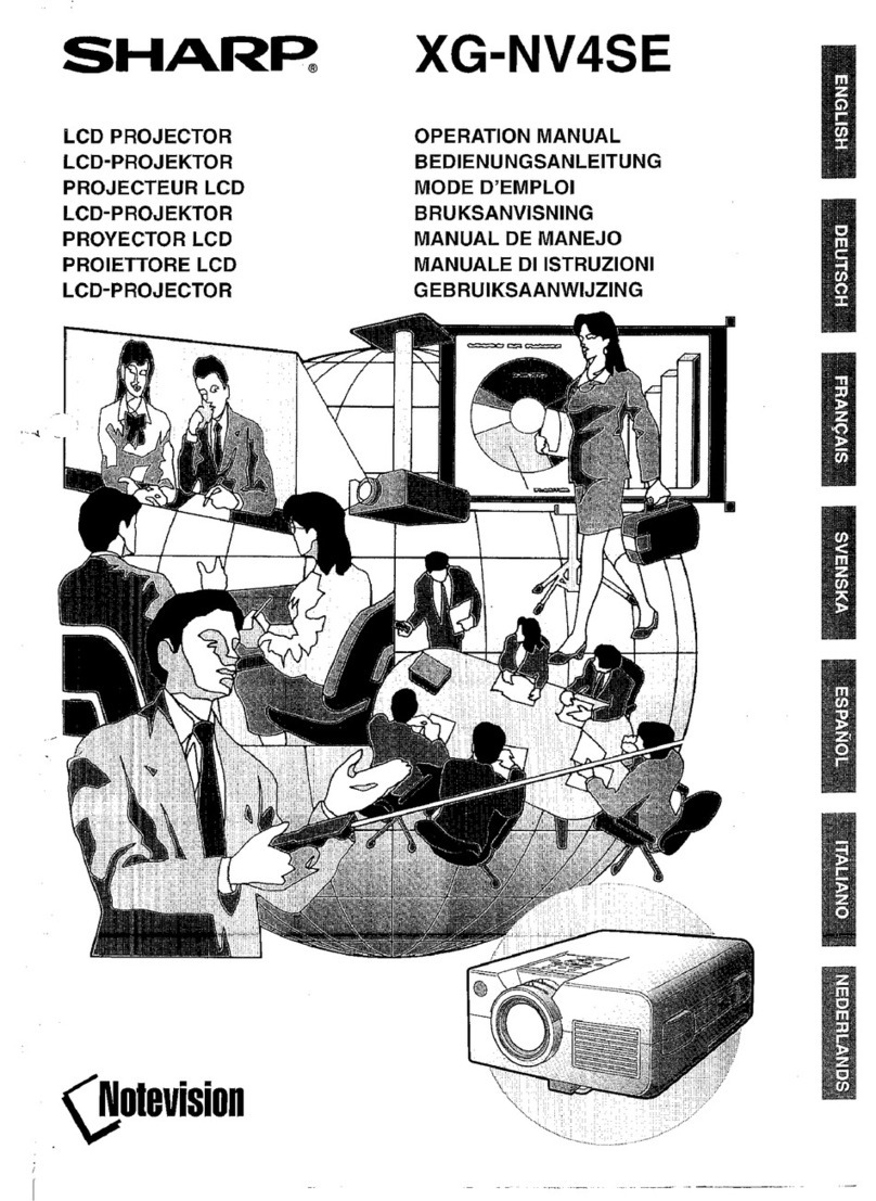 Sharp XG-NV4SE User manual