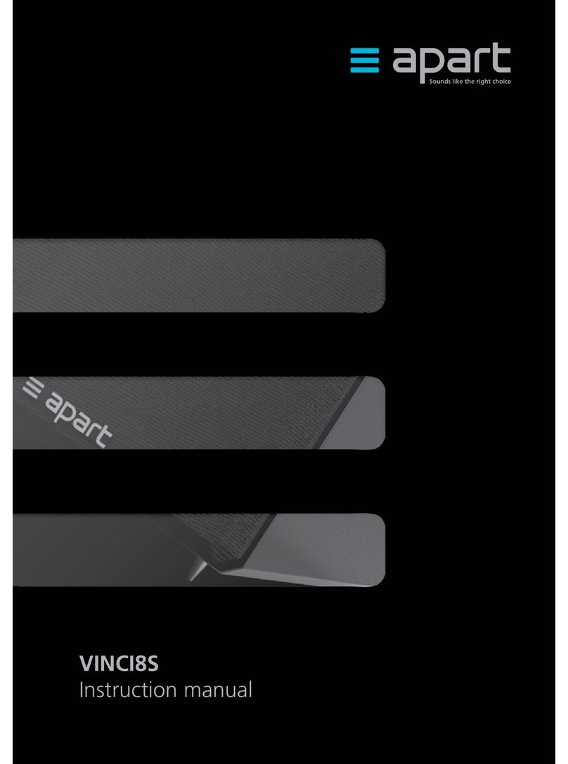 APART VINCI8S User manual