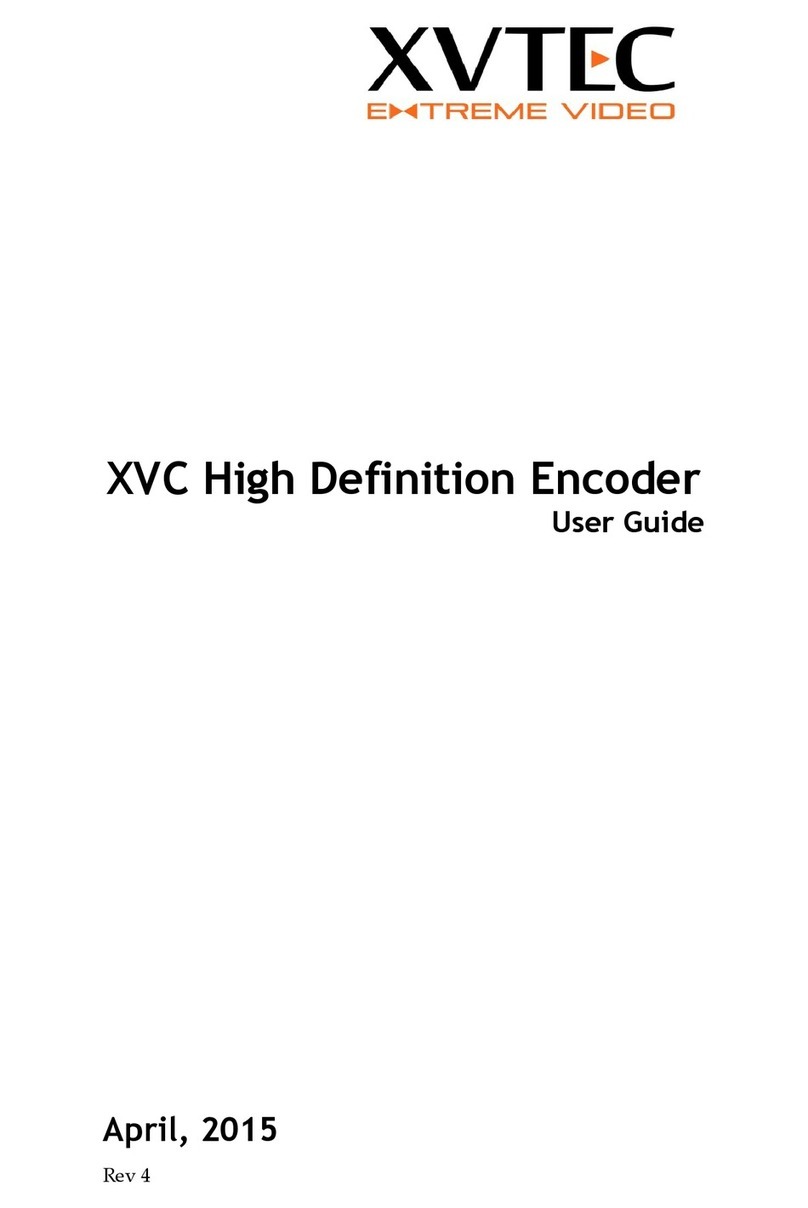 XVTEC XVC User manual