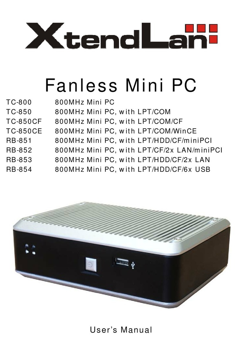 XtendLan TC-800 user manual