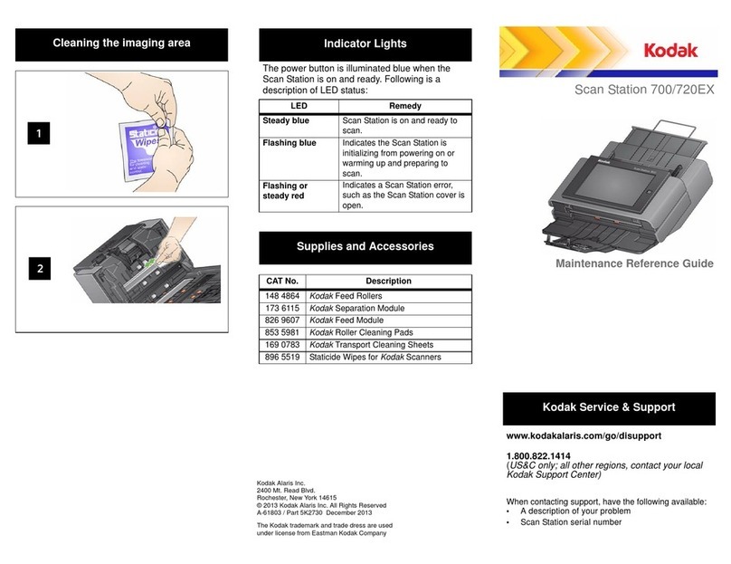 Kodak Scan Station 700 User manual