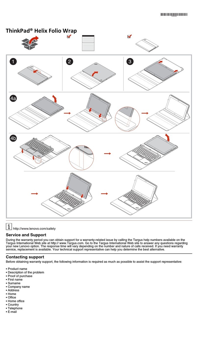 ThinkPad Helix Folio Wrap   user guide