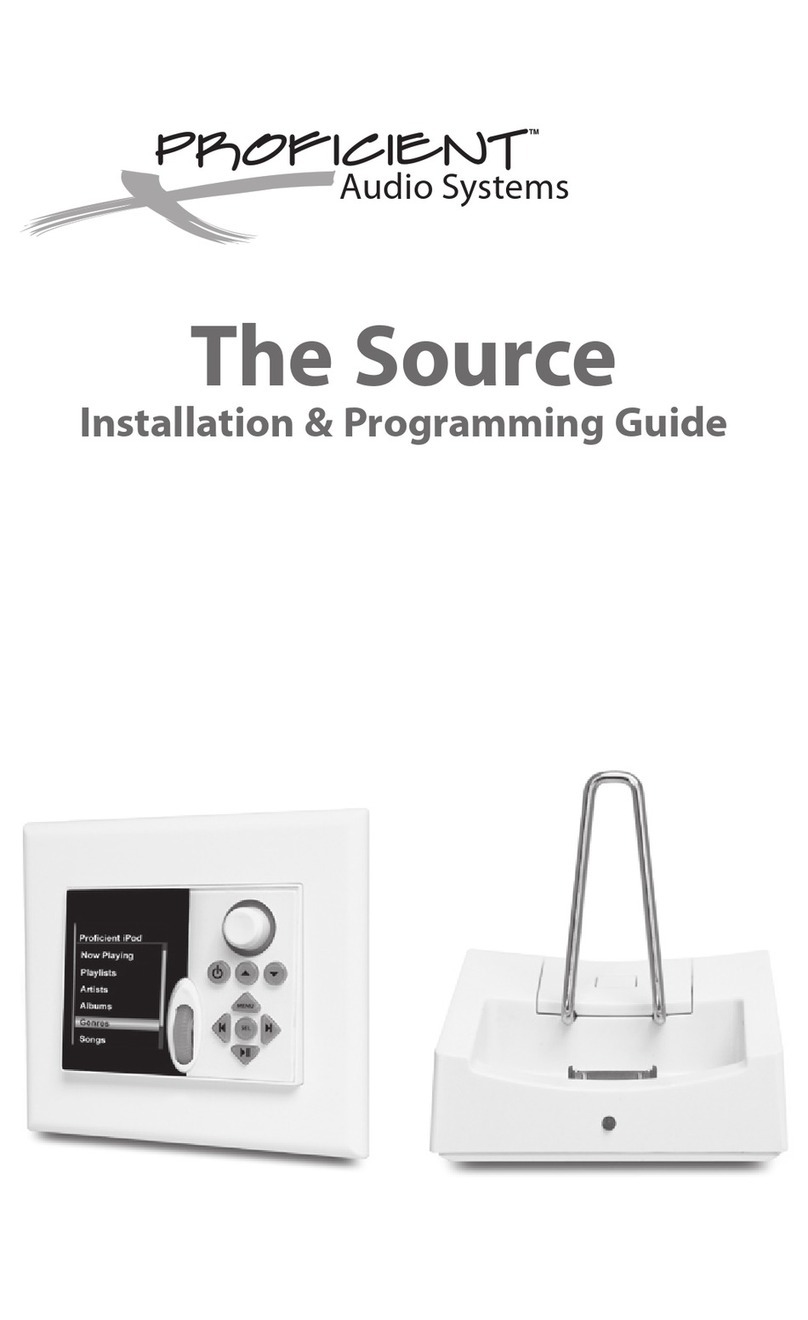 Proficient the source Installation & programming guide