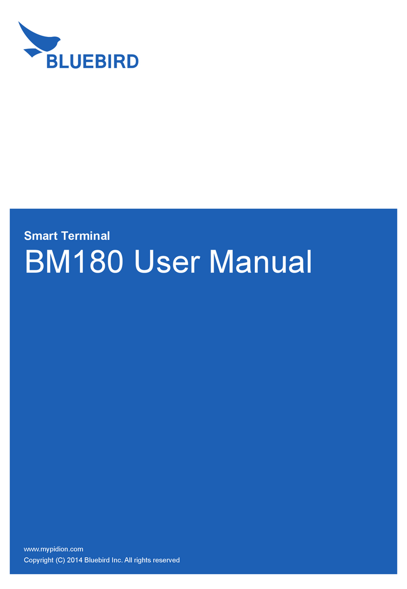 Bluebird BM180 User manual