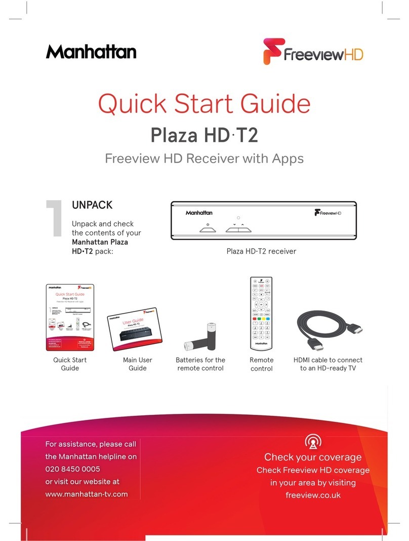 Manhattan Plaza HD T2 quick start guide