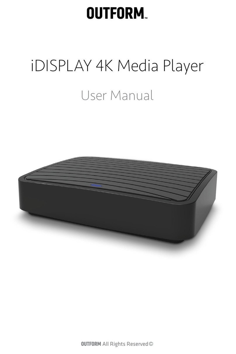Outform iDISPLAY user manual