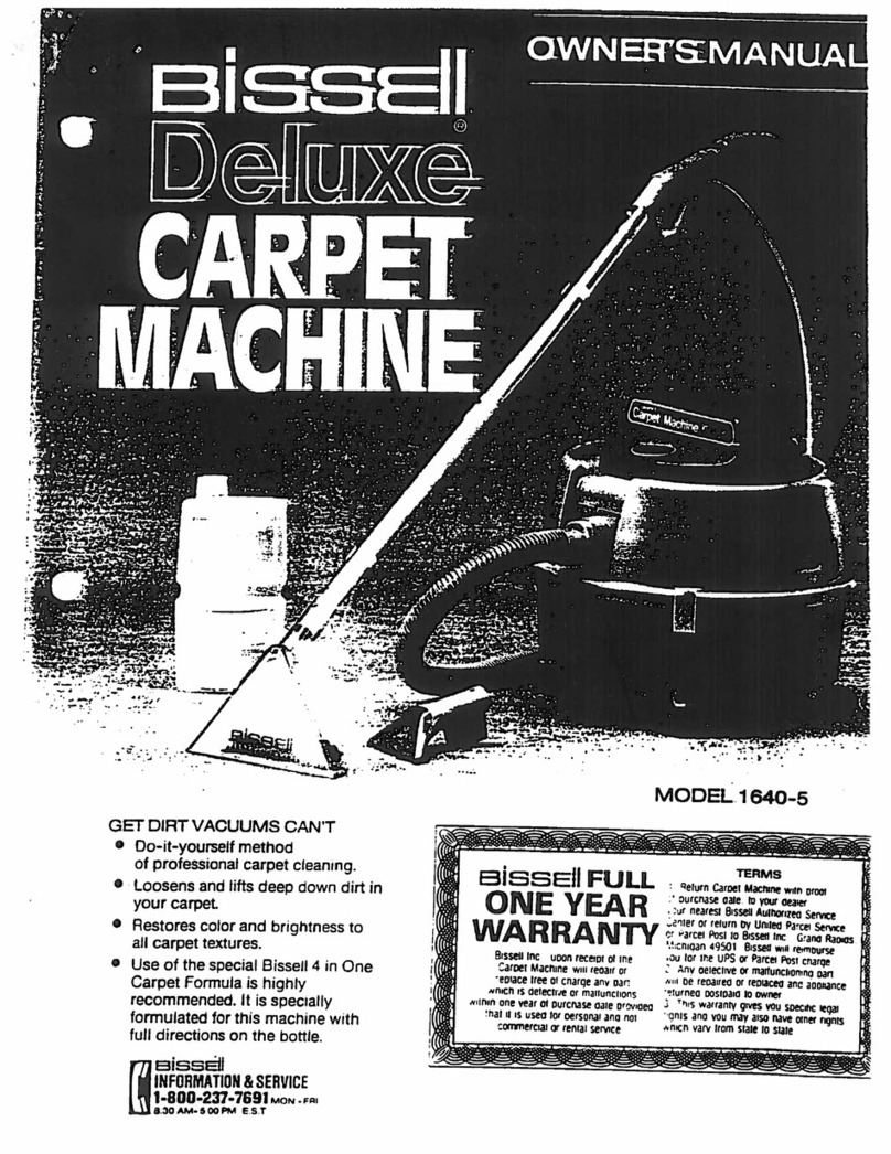 Bissell 1640-5 User manual