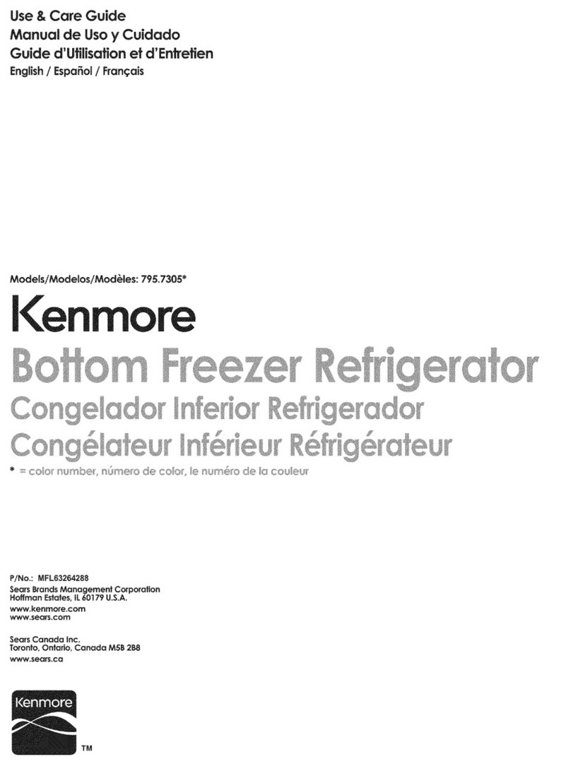 Kenmore 795.7305 series User manual