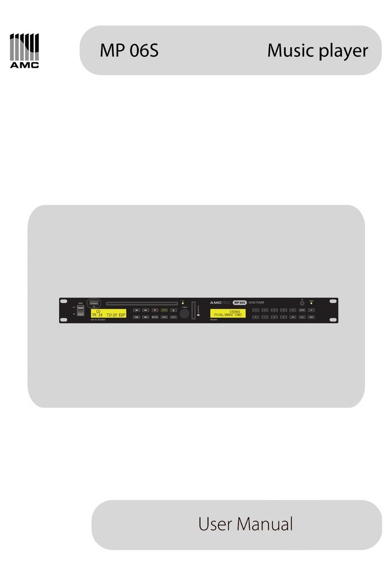 AMC MP 06S user manual