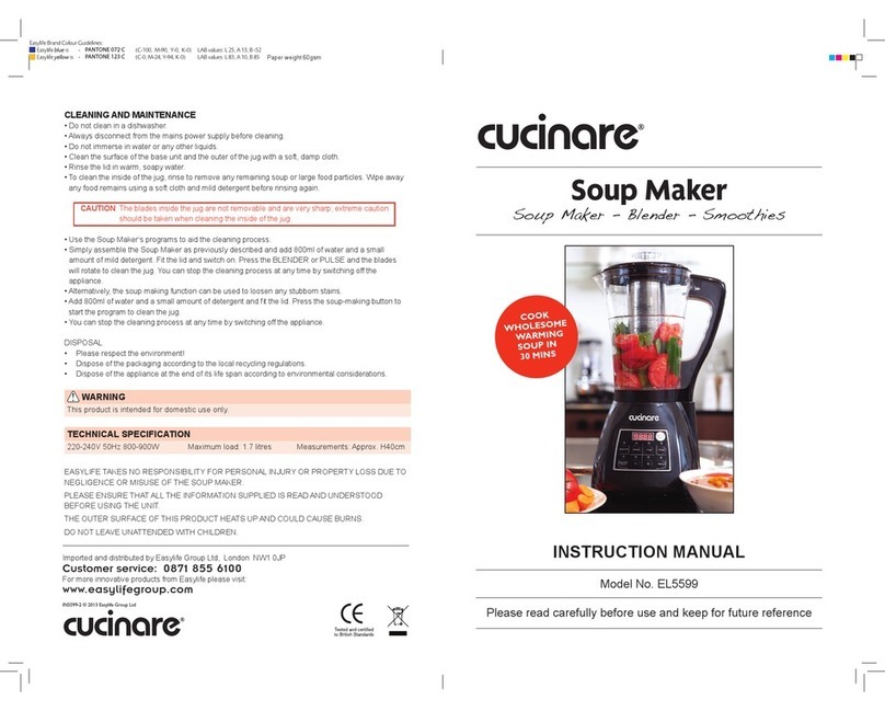Cucinare EL5599 instruction manual