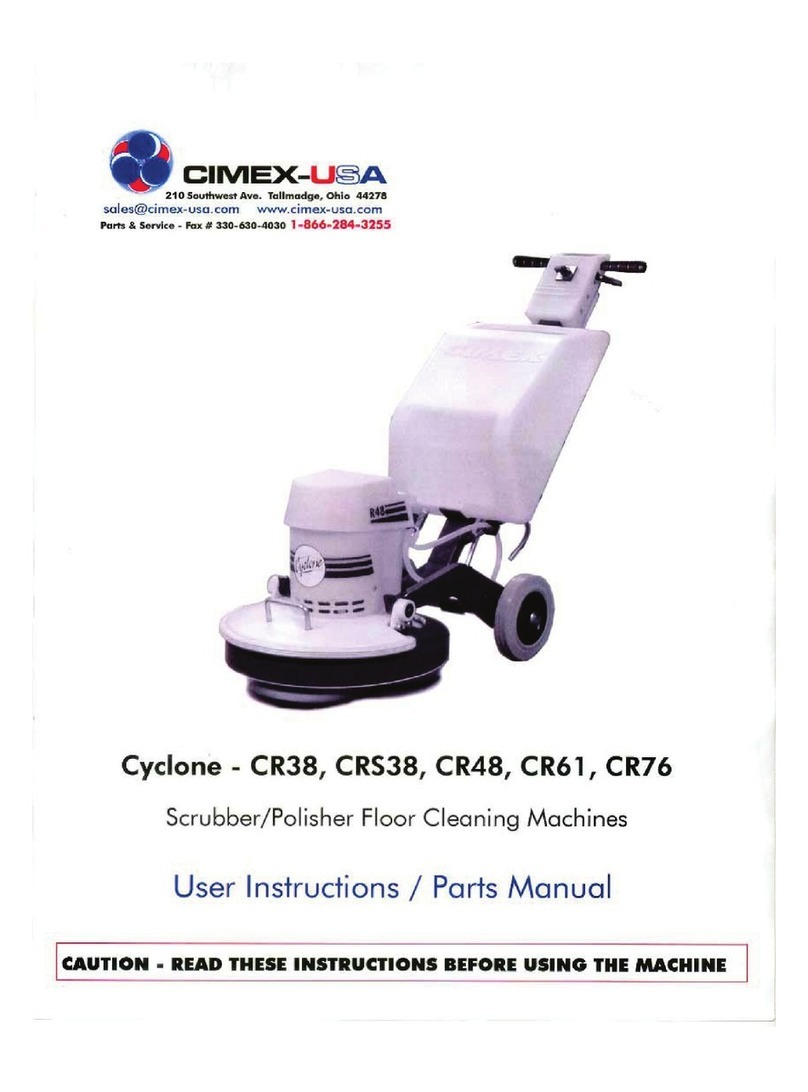 cimex Cyclone-CR38 User instructions