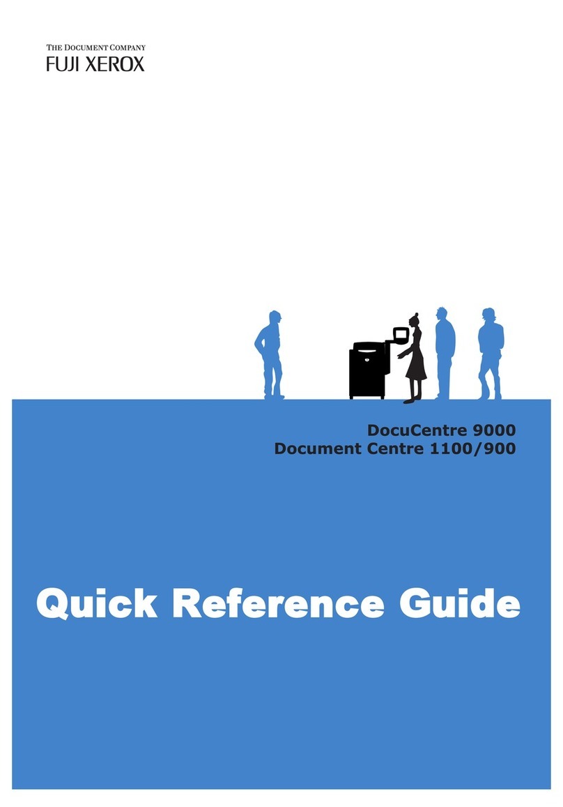 Fuji Xerox DocuCentre 9000 User manual Fuji Xerox DocuCentre 9000 User manual