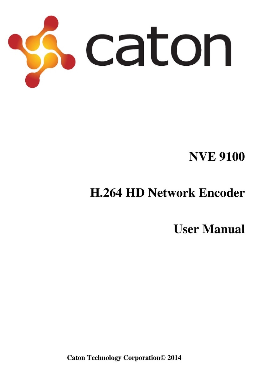 Caton NVE 9100 user manual