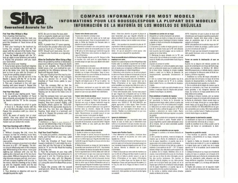 Silva Explorer 203 Technical manual