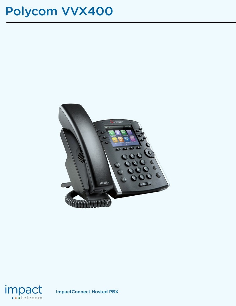 Polycom VVX 400 Instruction manual