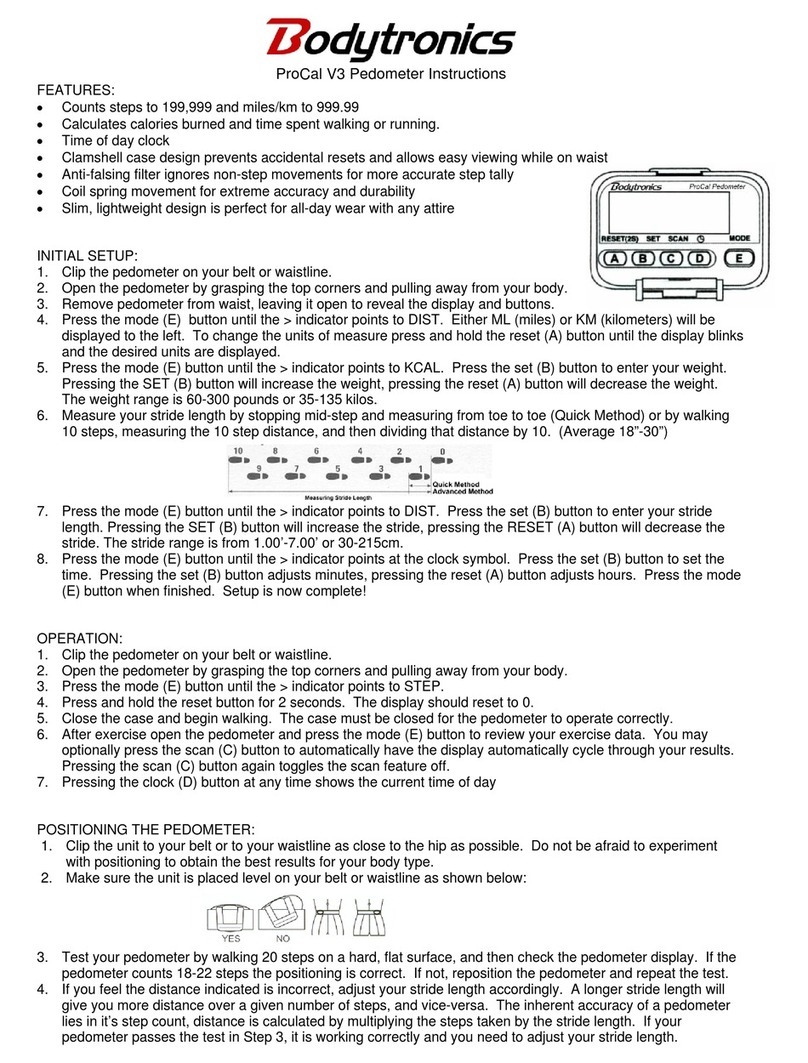 Bodytronics ProCal V3 instructions