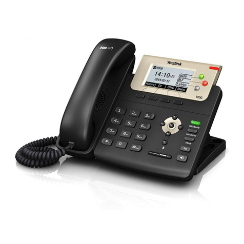 Yealink SIP-T23P Quick user guide