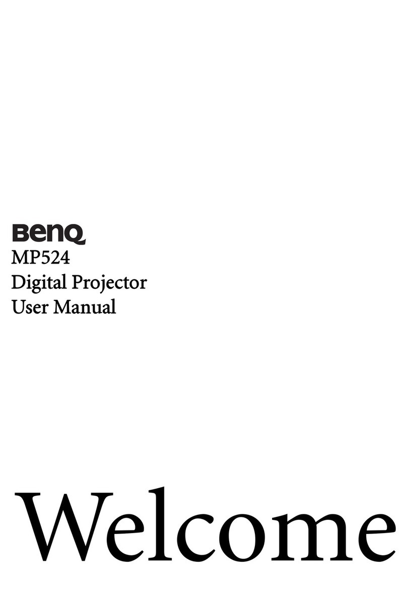 BenQ MP524 user manual