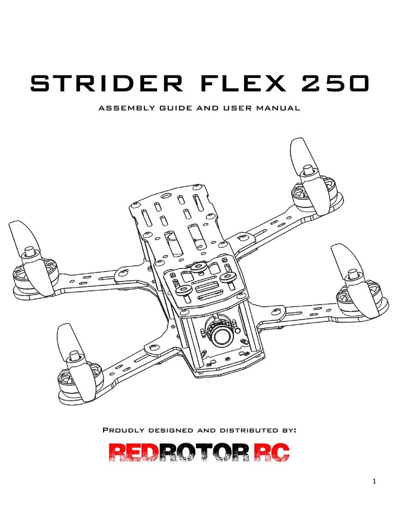 RedRobotRC Strider flex 250 Assembly guide and user manual