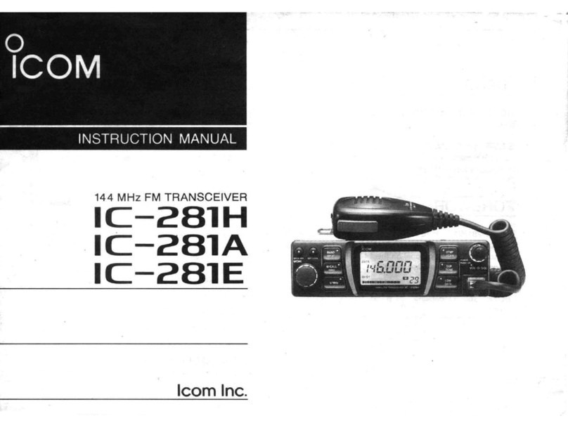 Icom IC-281A User manual