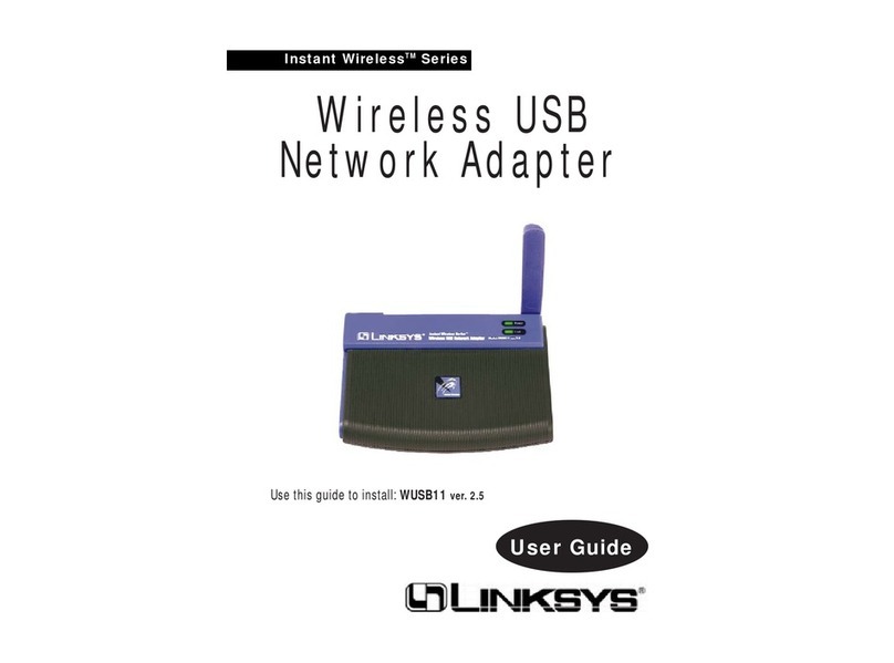 Linksys WUSB11 ver. 2.6 User manual
