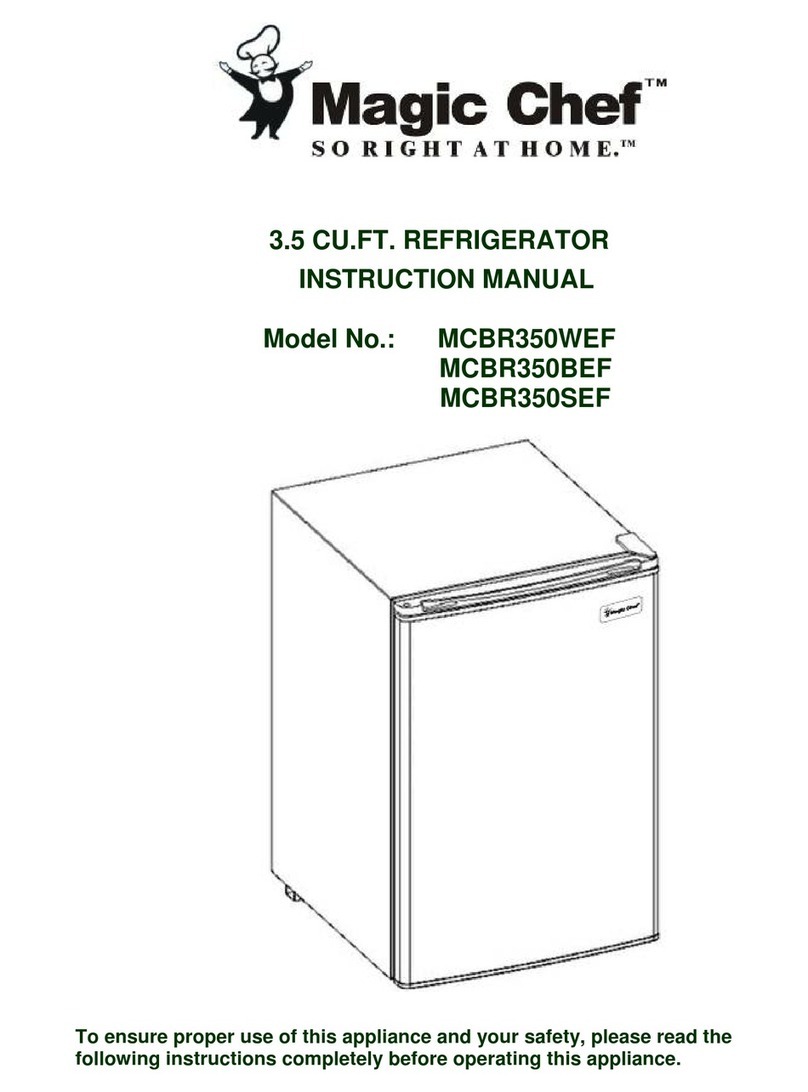 Magic Chef MCBR350WEF User manual