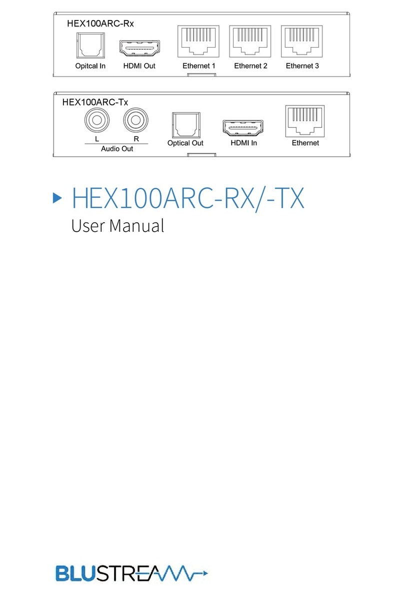 Blu Stream HEX100ARC User manual