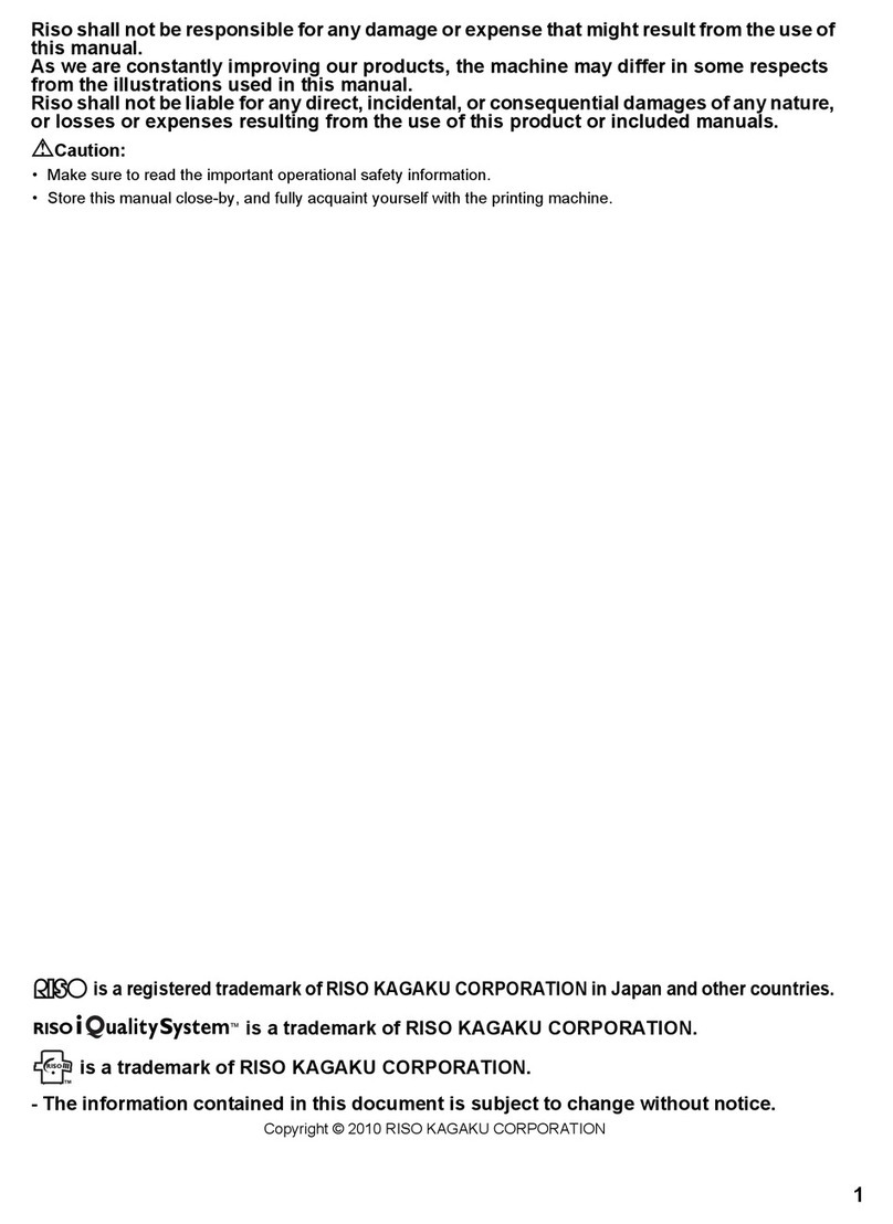 Riso MZ Series User manual