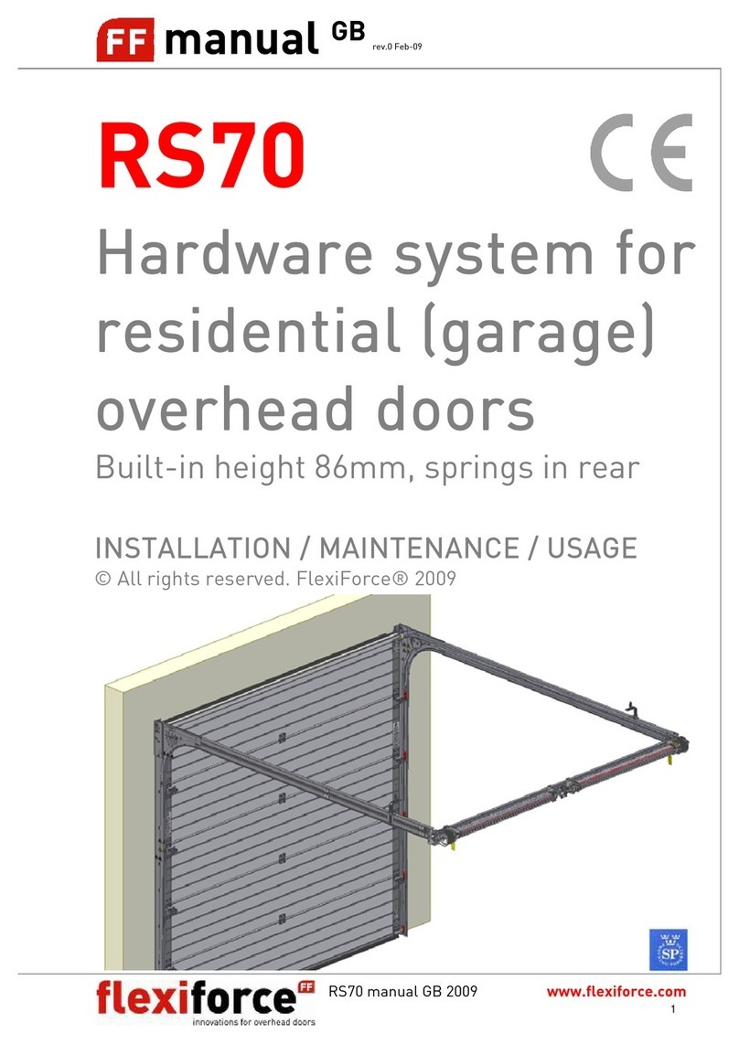 FlexiForce RS70 Installation, maintenance, usage