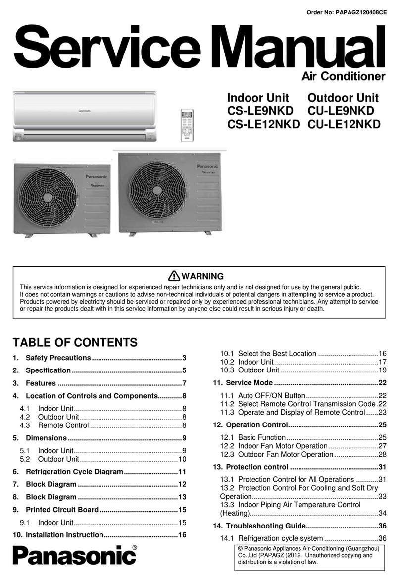 Panasonic CS-LE9NKD User manual Panasonic CS-LE9NKD User manual