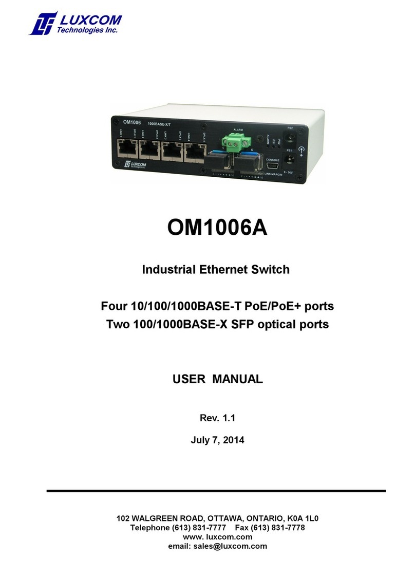 LuxCom OM1006A user manual