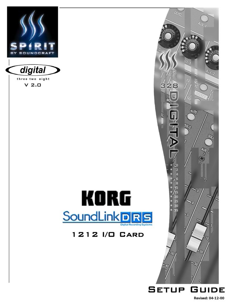 SoundCraft Spirit Digital 328 v2 User manual
